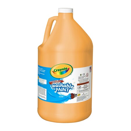 Crayola Washable Paint, Peach, Gallon 5421285033